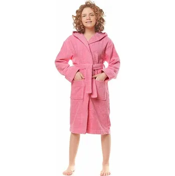 Dívčí župan Dívčí froté župan Mona růžový 122/128