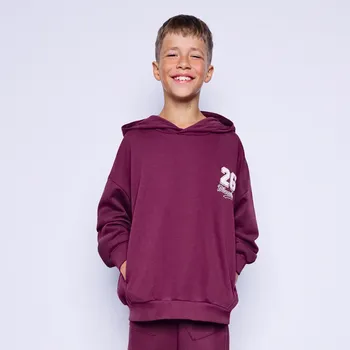 Chlapecká mikina Reserved - Bavlněná sada - hnědá - 118FI-83X - 118FI-83X-146