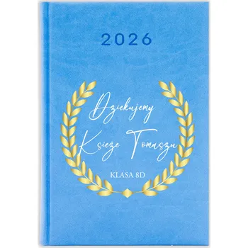 Kalendář Knižkový kalendář 2026 A5 FunnyCase modrý