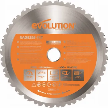 Řezný kotouč Řezný kotouč Evolution Rage 255 x 25,4 mm, 28 zubů