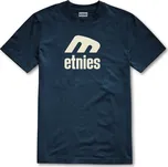 triko ETNIES Icon E S/S Tee NAVY velikost oblečení S
