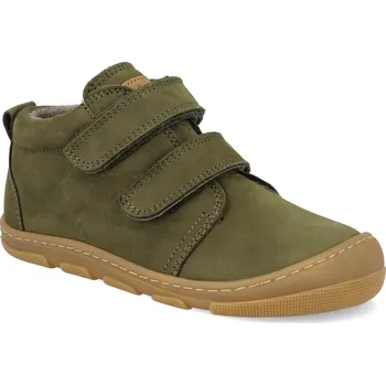 Dívčí zimní obuv Barefoot dětské zimní boty Koel - Kari Wool širší zelené Velikost: 30