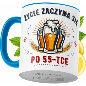 Hrnek Polidraw Hrnek Polidraw Narozeniny55 keramika 330 ml