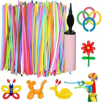 Balónek Modelovací balónek brokatove latexový vícebarevný 30 palců 100 ks