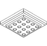 Black Red White LARA OSVĚTLENÍ do REG1D1W/90 bílá teplá 3000K