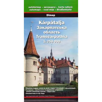 Dimap Zakarpatská Ukrajina - přehledová mapa