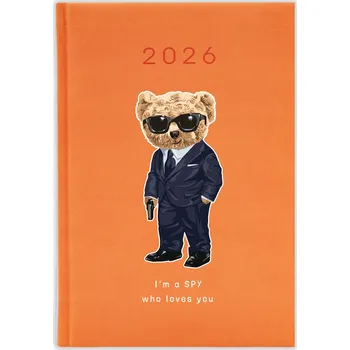 Kalendář Knižkový kalendář 2026 A5 FunnyCase modrý