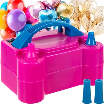 Elektrická pumpička na balónky Aptel růžová 600W se dvěma tryskami