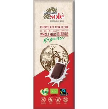 Čokoláda Čokoláda mléčná 39 % 25 g BIO SOLÉ