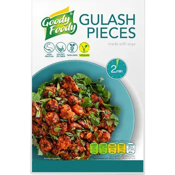 Veganské sójové kostky na guláš ochucené 200 g GOODY FOODY