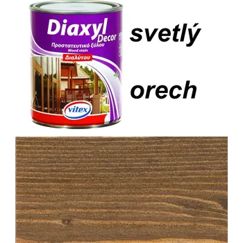 barva a nátěr na dřevo Vitex diaxyl dekor - tenkovrstvá lazura světlý ořech 2403 2,5L