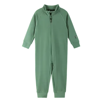 Kojenecká kombinéza Měkký fleecový overal pro děti zelený Green Clay Tarhaan Reima Velikost: 86
