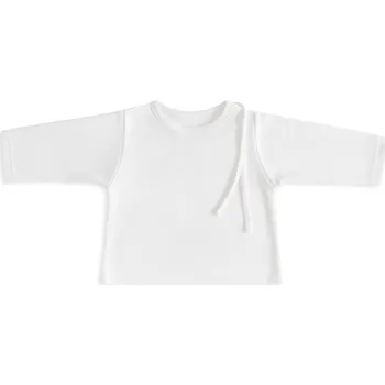 Jetex Kojenecká košilka na zavazování z úpletu MAKO bílá Rozměr: 58