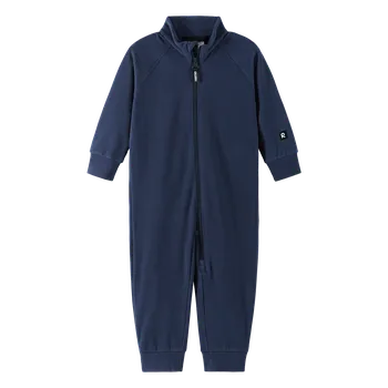 Kojenecká kombinéza Měkký fleecový overal pro děti modrý Navy Tarhaan Reima Velikost: 74