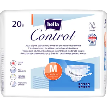Bella Control absorpční plenkové kalhotky s lepítky M, 20 ks