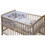 Povlečení do postýlky 6dílné - Scarlett JAPY - béžová 90 x 120 cm