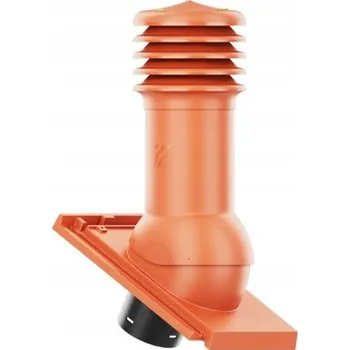 Vrták Větrací komín fi125 HiVent pro střešní tašky CREATON DOMINO PŘÍRODNÍ / MĚDĚNÁ