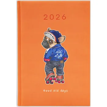 Kalendář Knižkový kalendář 2026 A5 FunnyCase modrý