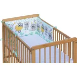 Scarlett Mantinel do postýlky 4dílný - Kulíšek - 180 x 30 cm - zelená