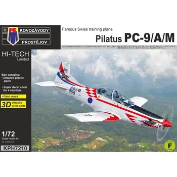Plastikový model 1/72 Pilatus PC-9/A/M (4x camo) HI-TECH