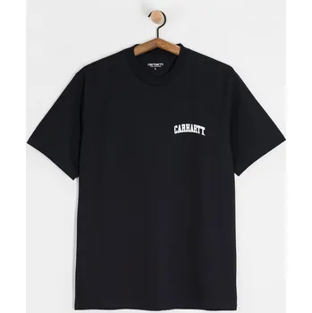 Carhartt WIP University Script (deep night/white) L, námořnická modrá