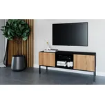 Eltap Televizní stolek 120 Lanzzi Barevné provedení: černý mat + dub artisan