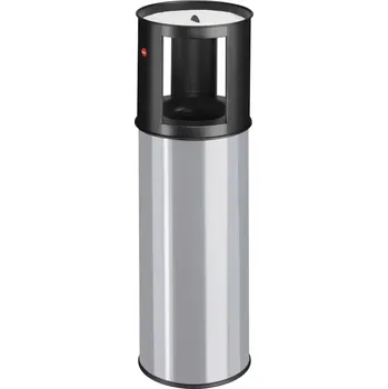 Venkovní odpadkový koš Samozhášecí odpadkový koš s popelníkem Hailo ProfiLine care L 26 l