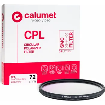 Calumet Filtr Calumet CPL SMC Filtr 72 mm Ultra Slim 28 vrstev