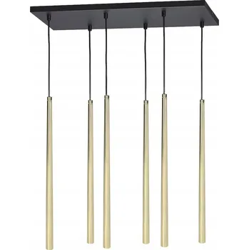 TABUNG 6P, závěsné svítidlo, patice G9 max. 6W, zlaté, Orno Adviti AD-LD-6233CG9