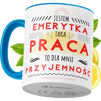 Hrnek Polidraw Hrnek Polidraw pro důchodkyni, keramika 330 ml