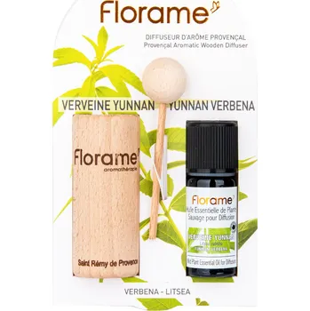 Vůně do bytu Difuzér provensálský dřevěný + éterický olej Verbena 10 ml BIO FLORAME