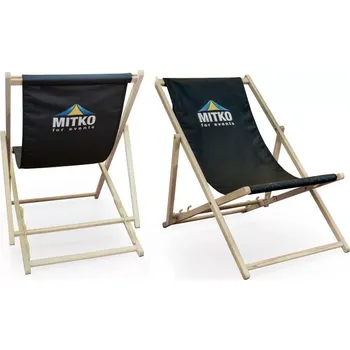 Zahradní lehátko Dřevěné reklamní lehátko s oboustranným celopotiskem