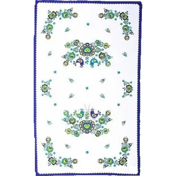 Utěrka Utěrka Folklor 70x40 plátěná, modrá, 1 ks