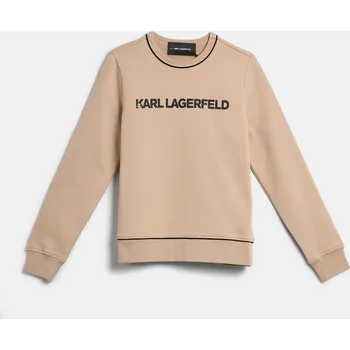 Dámská mikina MIKINA KARL LAGERFELD LOGO PIPING SWEATSHIRT NOMAD