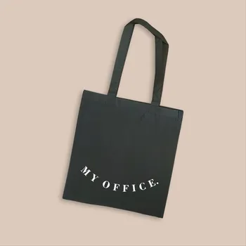 Nákupní taška Taška s potiskem MY OFFICE Barva tašky: Černá