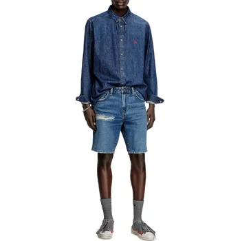 Pánské kraťasy ŠORTKY DIESEL D-FIN SHORTS BLUE