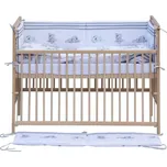 Povlečení do postýlky 10dílné - Scarlett Patrik - tyrkysová 100 x 135 cm