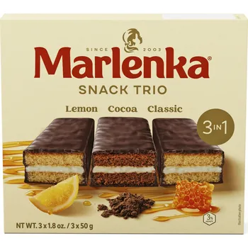 Čokoládová tyčinka Marlenka Triopack Medové Snacky MARLENKA® 3 x 50 g