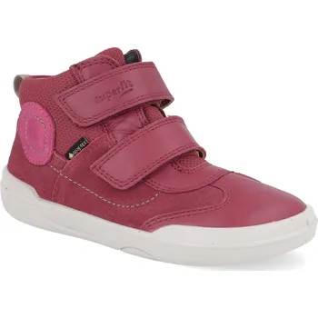 Barefoot dětské kotníkové boty Superfit - Superfree GTX tmavě růžové Velikost: 25