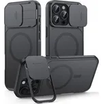 Pouzdro JP černé plastové s MagSafe pro iPhone 15 Pro Max