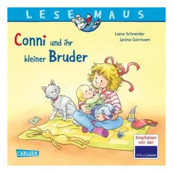 První čtění LESEMAUS 23: Conni und ihr kleiner Bruder (Janina Görrissen,Marc Rueda)(Brožovaná)