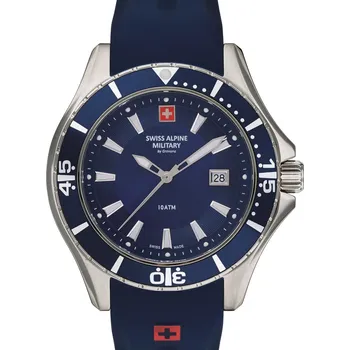Hodinky Swiss Alpine Military 7040.1835 Diver Mens Watch 45mm 10ATM