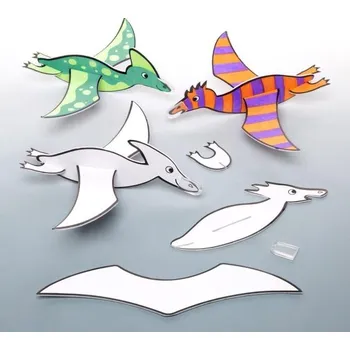 omalovánky Létající dinosauři k dokončení (8ks) AW579 -