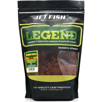 Návnadová surovina Jet Fish PVA mix Banán Chilli 1 Kg