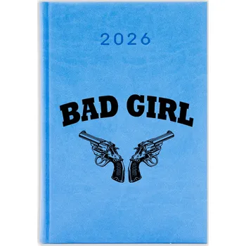 Kalendář Knižkový kalendář 2026 A5 FunnyCase modrý