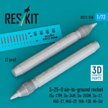 Plastikový model 1/72 S-25-O air-to-ground rocket (2 pcs.)