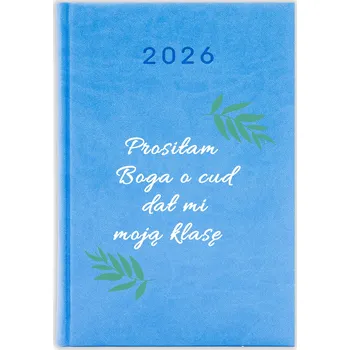 Kalendář Knižkový kalendář 2026 A5 FunnyCase modrý