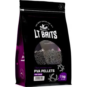 LT Baits TOP CRAB PVA PELETKY 3MM 1KG