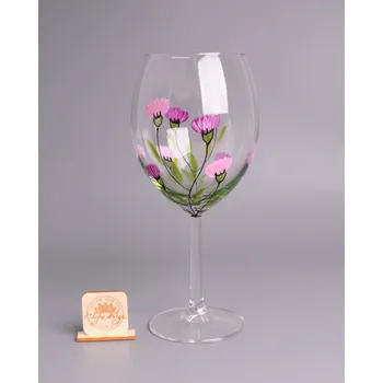 Sklenice MAXI VÍNOVKA - Karafiáty