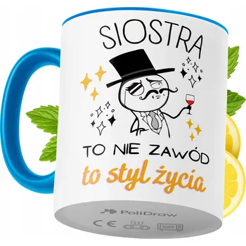 Hrnek Polidraw Hrnek Polidraw pro sestru keramika 330 ml